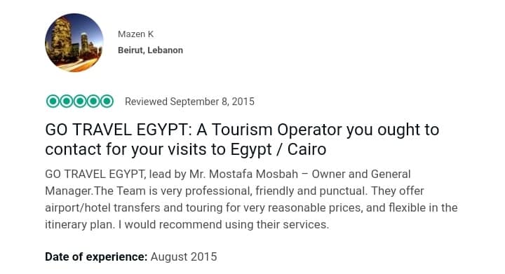 GO TRAVEL EGYPT A Tourism Operator you ought to contact for your visits to Egypt - Cairo
